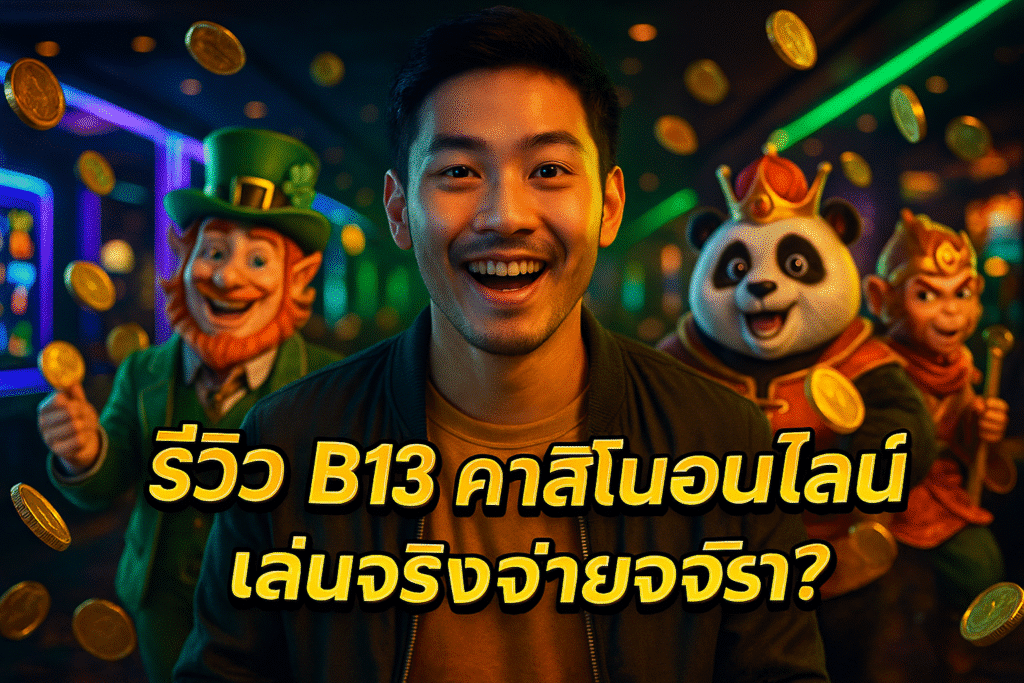 รีวิว B13 คาสิโนออนไลน์ เล่นจริงจ่ายจริง?