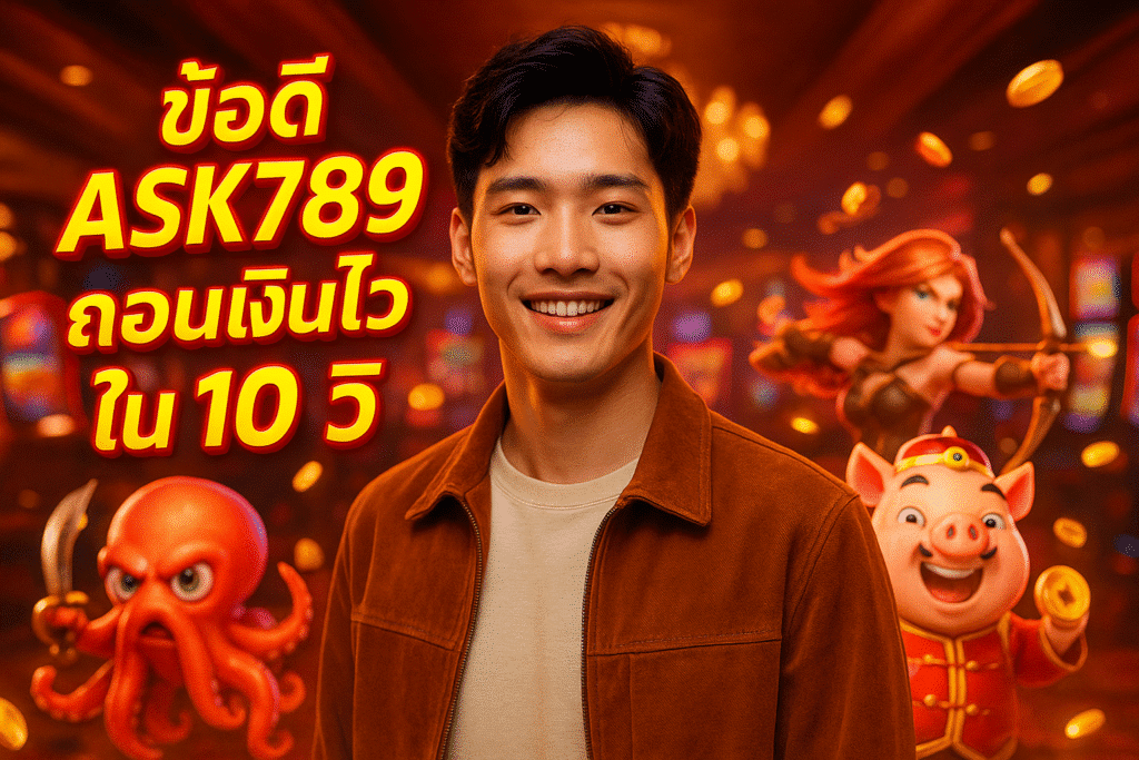 ข้อดี ASK789 ถอนเงินไวใน 10 วิ